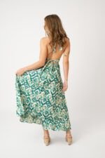 Vestido Largo Nerea Aqua - Imagen 2