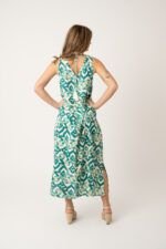 Vestido Largo Pilar Aqua - Imagen 3