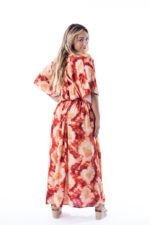 Vestido Largo Simona Red - Imagen 2