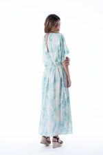 Vestido Largo Simona Aqua - Imagen 2