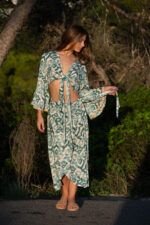Falda Midi Xisca Aqua - Imagen 2