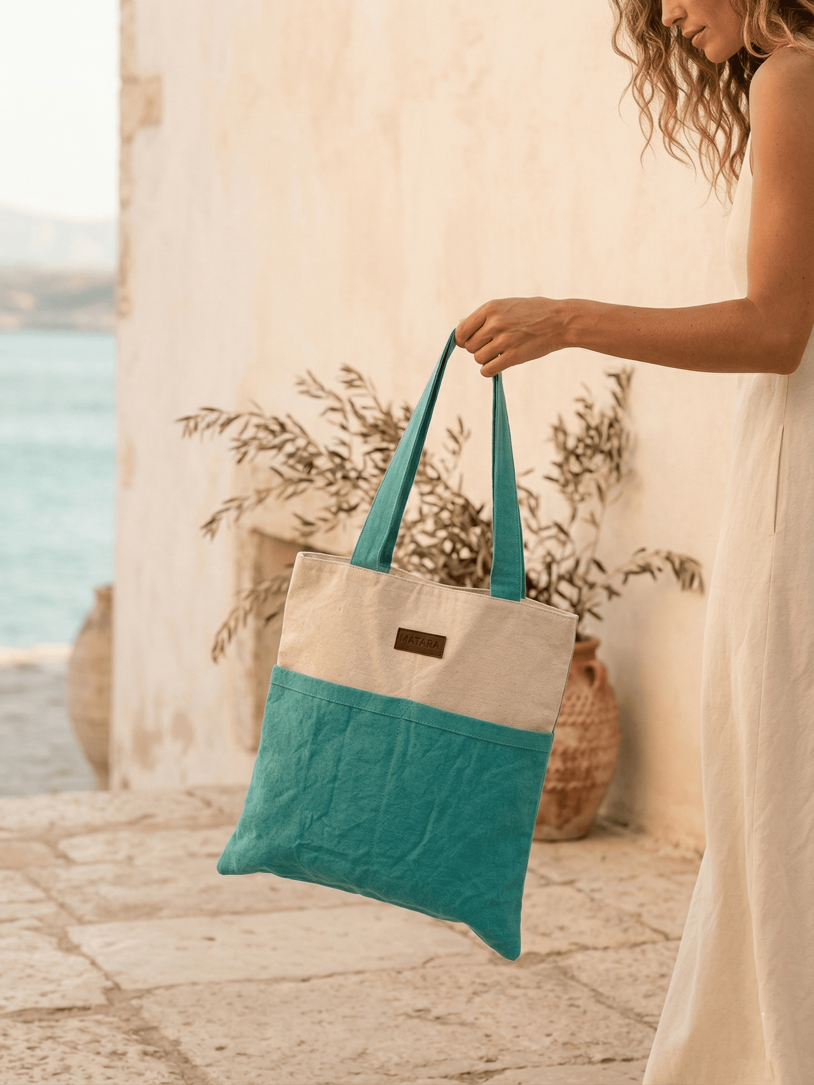sorrento Bolso Bicolor Sorrento Green - Imagen 1