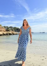 Vestido Largo June Blue