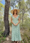 Vestido Largo June Green