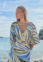 Vestido Largo Nicky Blue - Imagen 3