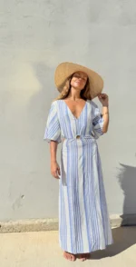 Vestido Largo Nicky Blue