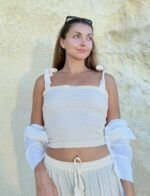 Top Bustier Long Beige