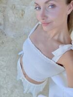 Top Bustier Long Beige - Imagen 2