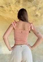 Top Bustier Long Teja Feather - Imagen 2