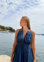 Vestido Largo Indira Indigo - Imagen 3