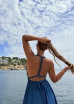 Vestido Largo Indira Indigo - Imagen 2