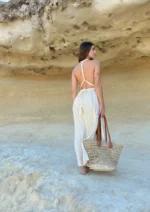 Vestido Largo Indira Beige - Imagen 2