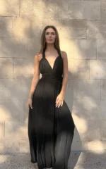 Vestido Largo Daisy Black