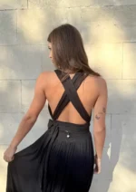 Vestido Largo Daisy Black - Imagen 2