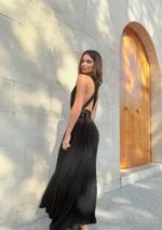 Vestido Largo Daisy Black - Imagen 3