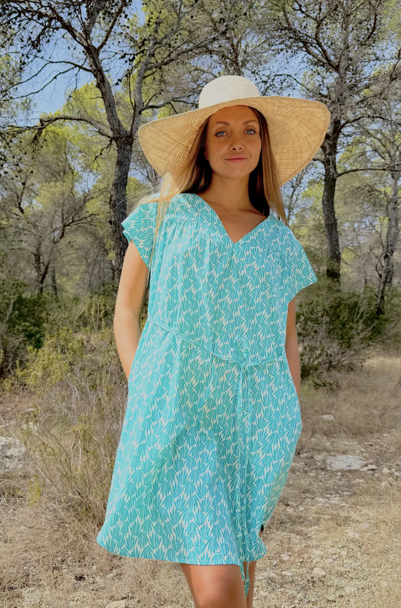 3703306 Vestido Corto Fresh Green - Imagen 1