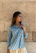Camisa Ines Blue - Imagen 2