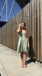 Vestido Corto Rose Green - Imagen 4