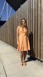 Vestido Corto Rose Teja - Imagen 3