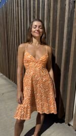 Vestido Corto Rose Teja - Imagen 2