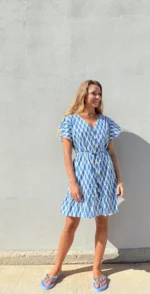 Vestido Corto Sunrise Blue - Imagen 2