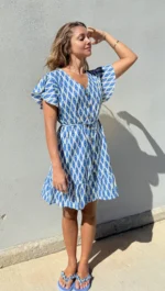 Vestido Corto Sunrise Blue