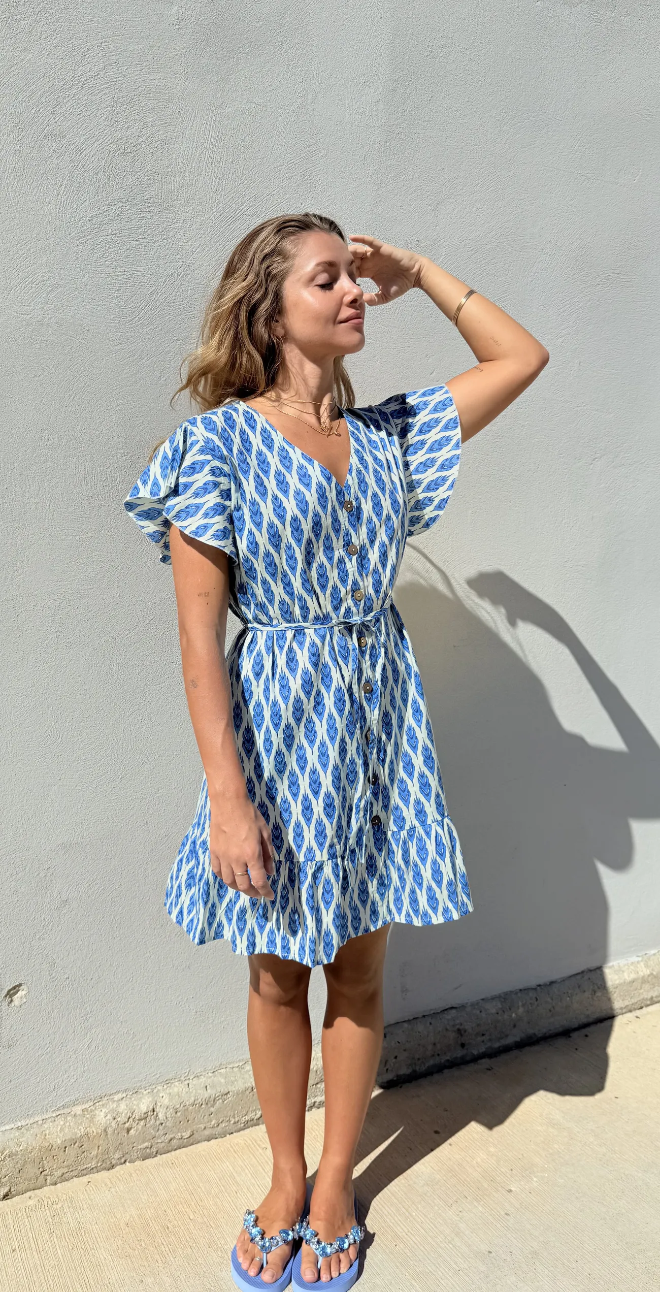 3843302-2 Vestido Corto Sunrise Blue - Imagen 1