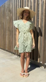 Vestido Corto Sunrise Green