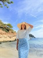 Blusa Baloon Light Blue