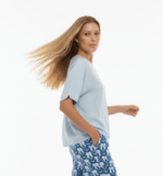 Blusa Round Neck Sky Blue - Imagen 2