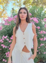 Chaleco Denise Vest Beige