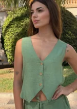 Chaleco Denise Vest Caqui