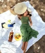 Falda Larga Reina Green - Imagen 2