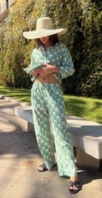 Pantalón Straight Trouser Green - Imagen 2