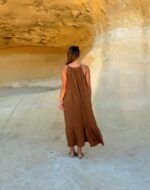 Vestido Largo Venezia Chocolate - Imagen 2