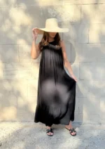 Vestido Largo Venezia Black - Imagen 3