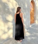 Vestido Largo Venezia Black - Imagen 3