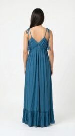 Vestido Largo Firenze Blue Marine - Imagen 2