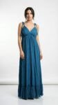 Vestido Largo Firenze Blue Marine
