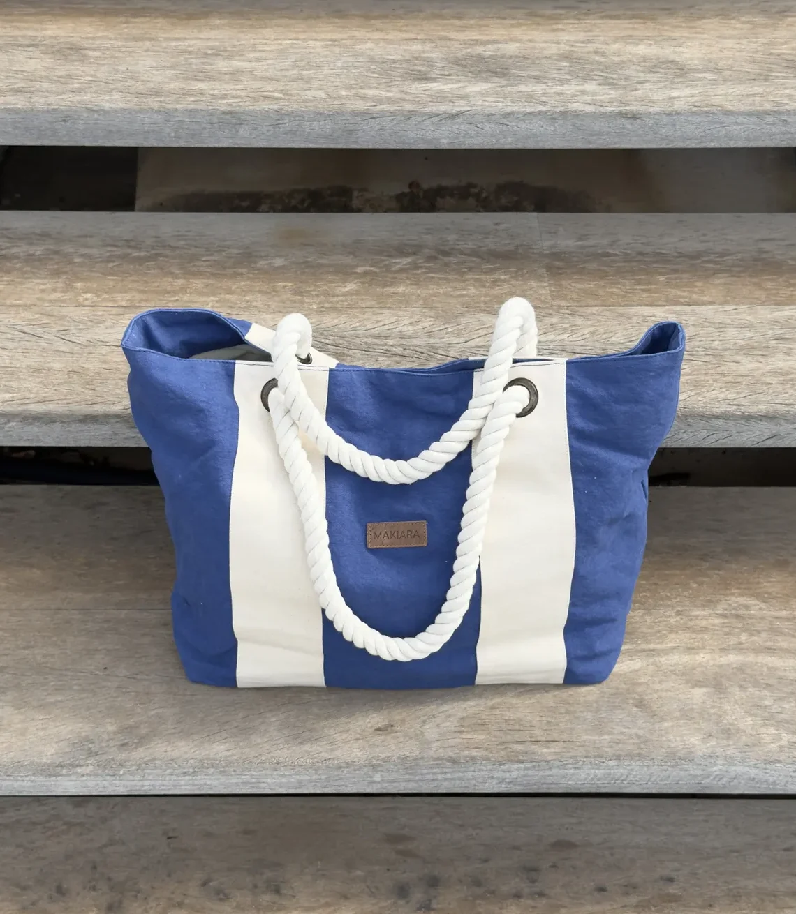 91083202 Bolso Bicolor Formentera Blue - Imagen 1