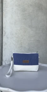 Bolso Bicolor Montecarlo Natural Blue