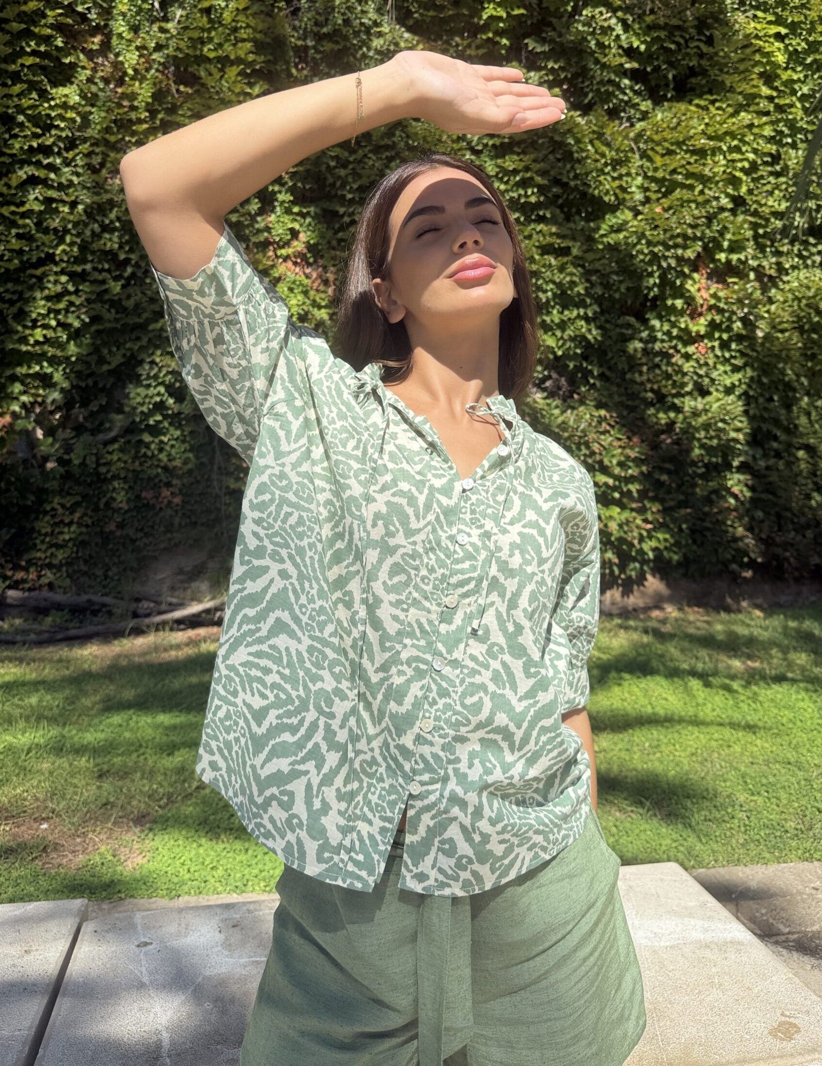 IMG_0459 Camisa Lily Green - Imagen 1