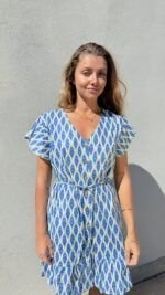 Vestido Corto Sunrise Blue - Imagen 4