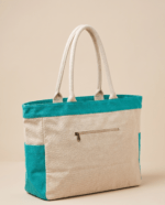 Bolso Bicolor Niza Natural Green - Imagen 2