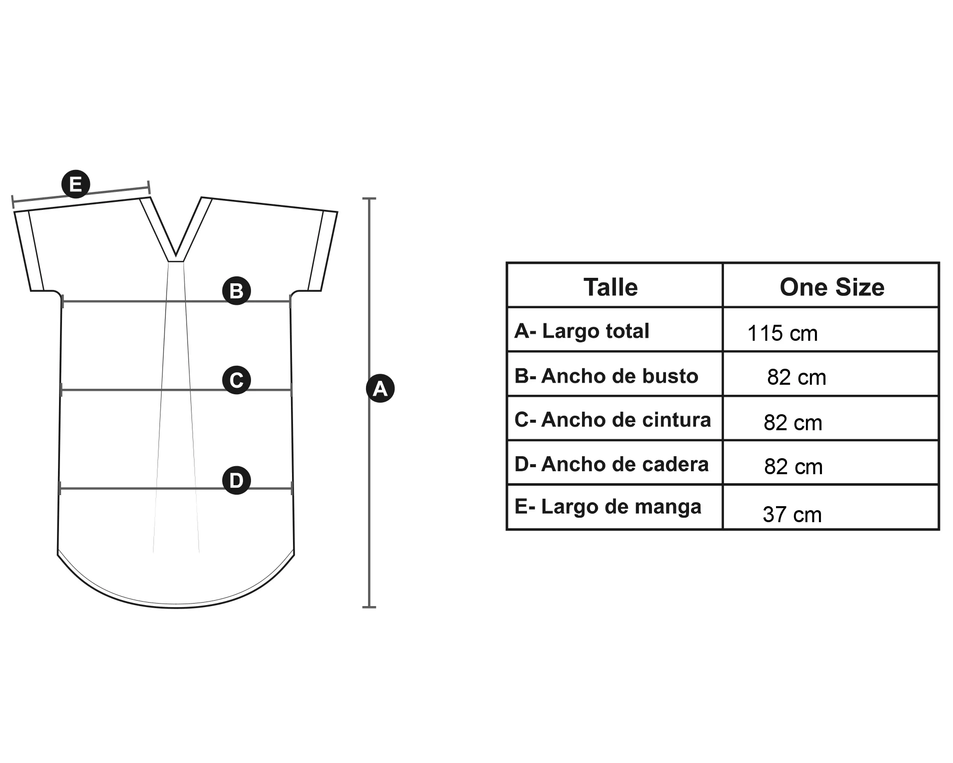 Medidas modelo Athenea