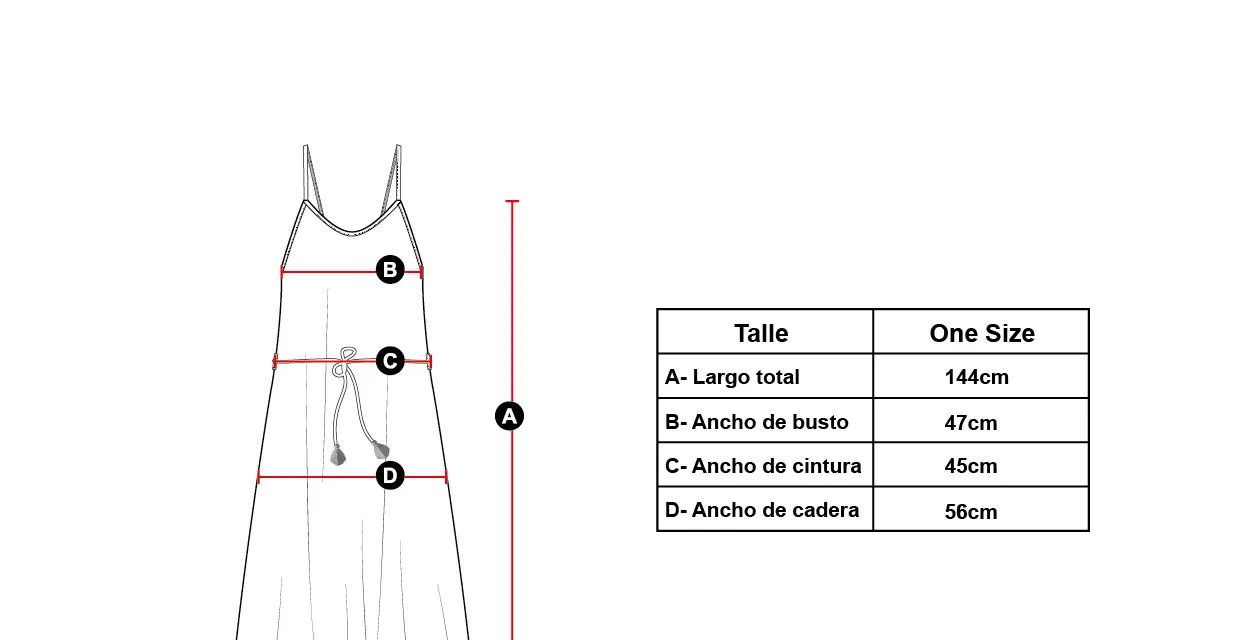 Medidas modelo Butterfly
