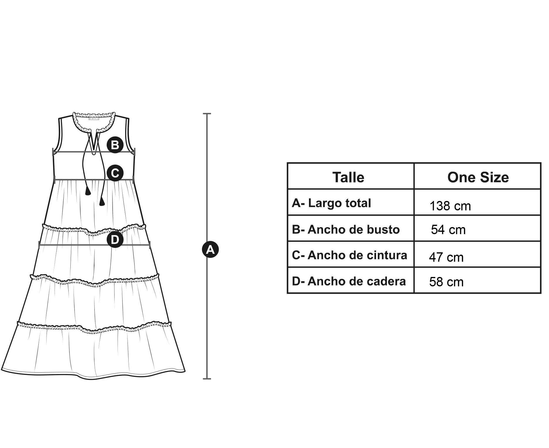 Medidas modelo Fernanda