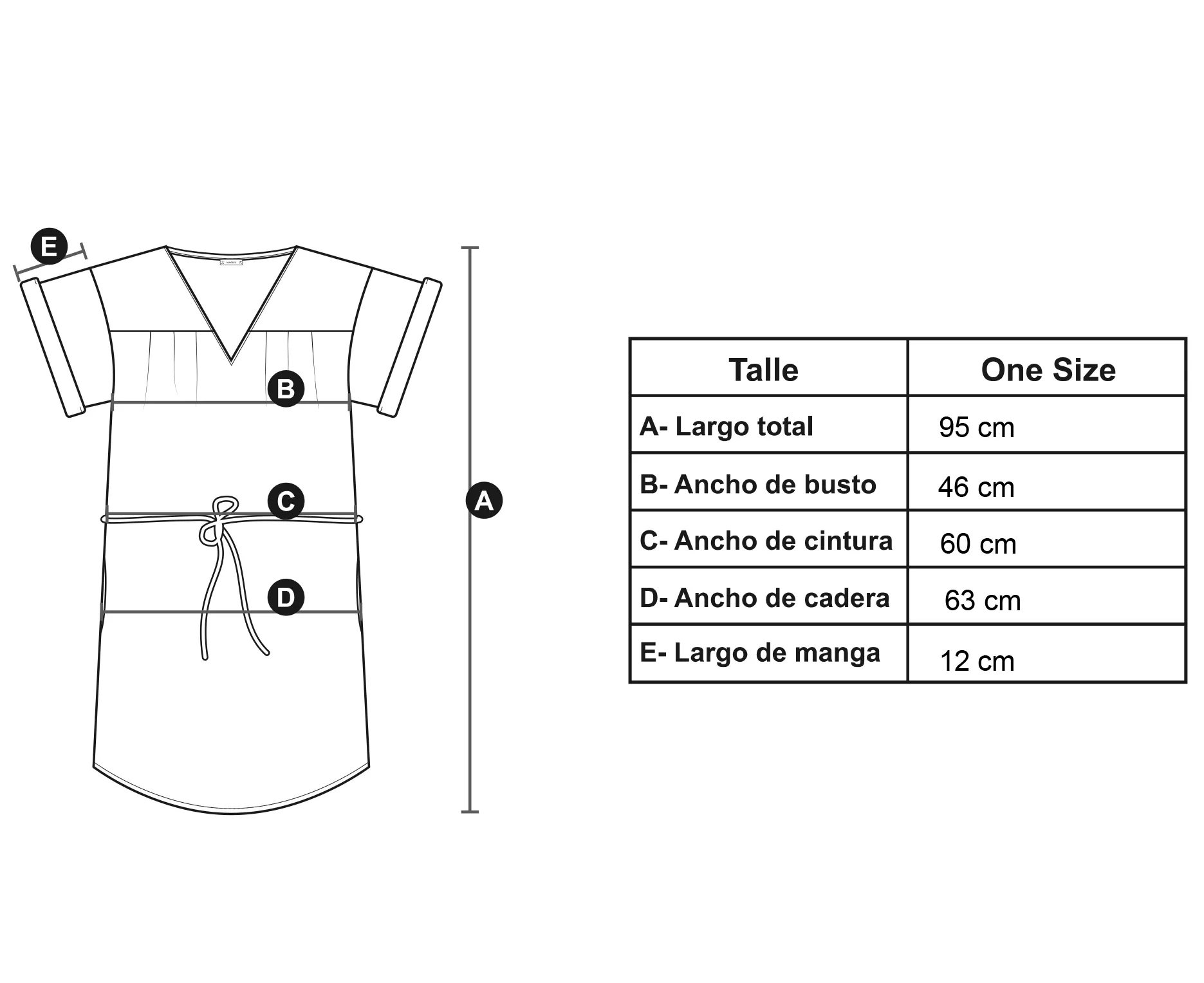 Medidas modelo Fresh