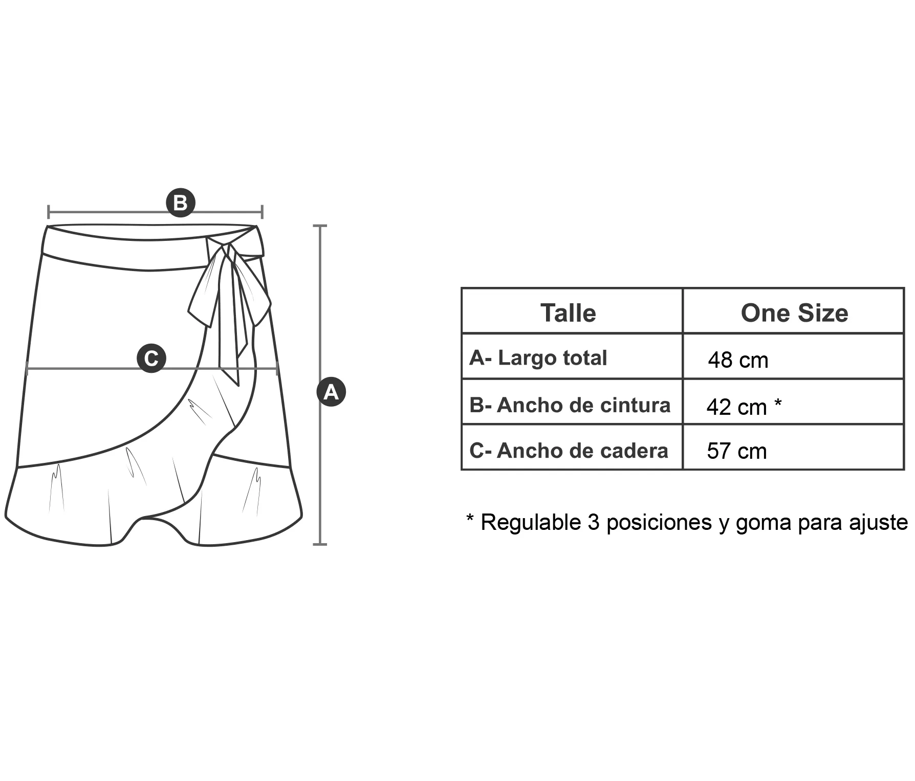 Medidas modelo Marga